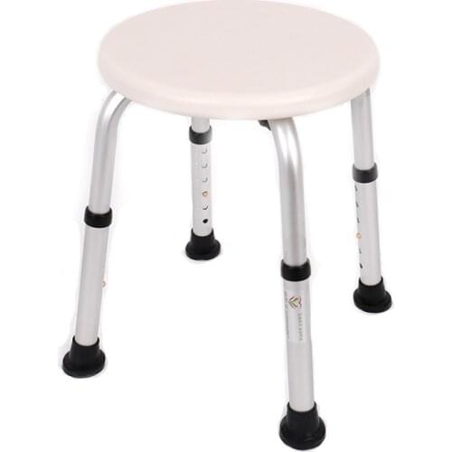 Anti-slip Bath Shower Chair Bench Bathtub Stool Seat Elderly Bath Shower Chair 36-51cm Adjustable 7 Height