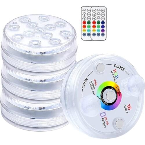 21 Key RF Remote Control,LED Waterproof Submarine Light Aquarium Light Magnet Sucker Light Remote Control Lamp