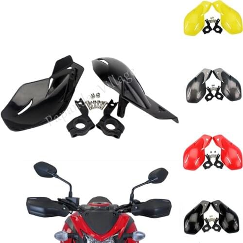 ABS Plastic Black 7/8" Motorbike Hand Guard Protector with Mounting Kit Universal 22mm Handguard ATV Motocross MX for Snowmobile