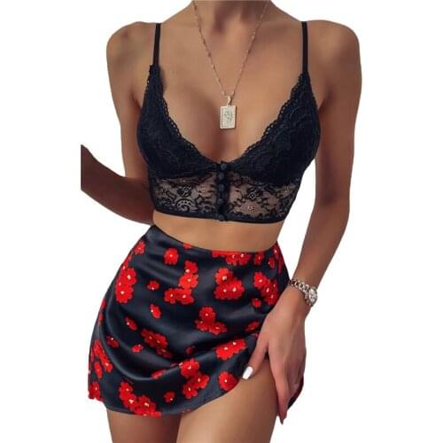 2021 Summer New Women Fashion Floral Print Skirts Ladies Female Stylish High Waist A-line Casual Fitting Mini Skirts Buttoms