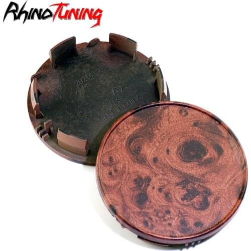 1pc 85mm 78mm Car Wheel Center Hub Caps For Rims Woodgrain Hood Cover Fit For 2004-2019 Titan Armada Natural Log Elements