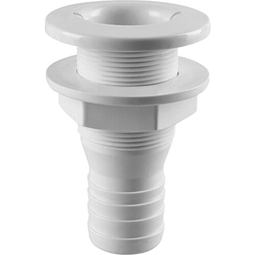 MagiDeal 1Pc Plastic Thru-Hull Bilge Pump & Aerator Hose Fitting for Marine Fishing Kayak Canoe Boats Dinghy Yacht Acce 5 Sizes