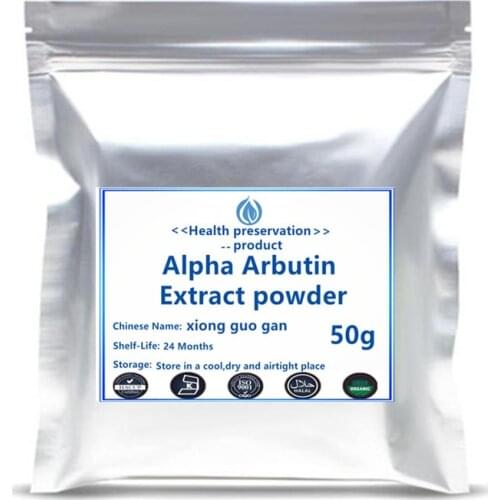 100% Pure Alpha Arbutin powder supplement skin whitening cosmetic anti-aging Antioxidant Serum Remove Melasma Melanin women men