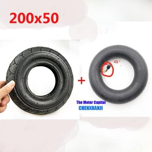 200X50 Front Wheel for Electric Scooter Balancing Car 8 Inch 8x2 Inflatable Tire Wheels