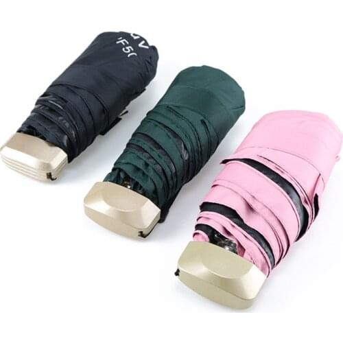 220g Super Light Mini Pocket Umbrella Rain Women Gift Men Umbrellas 5 Fold Parasol Girls Portable Kids Travel UMBRELLAS Paraguas