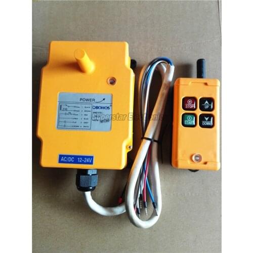 4 Channels 12VDC Control Hoist Crane Radio Remote Control System HS-4