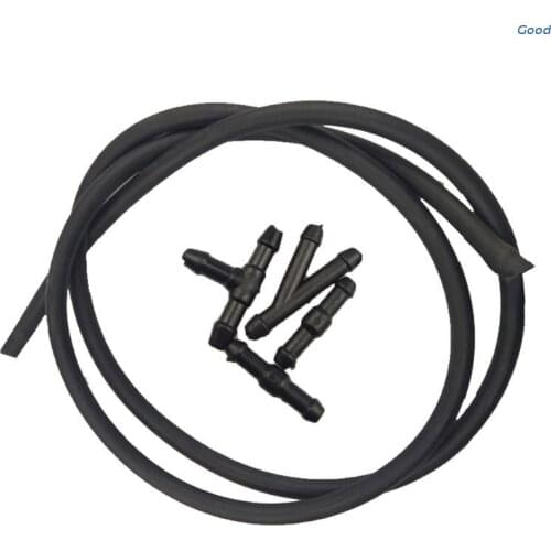 5PCS Windshield Washer Hose kit Car Accessories Replacement Washer Nozzle Hose Connector Windshield Wiper Rubber Tube