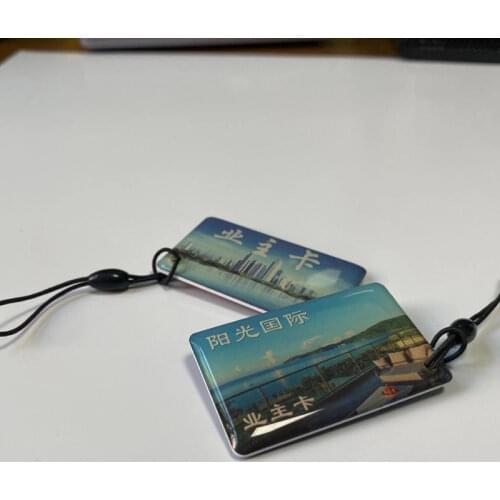 500pcs 13.56 mhz NFC 215 chip printable NFC epoxy tag