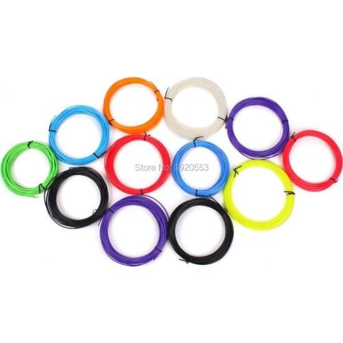 5 colors X 10M OR 5M ABS 3D Printer Filaments 3D Printing Pen Threads Wire 1.75 mm Printer Consumables 3D Pen
