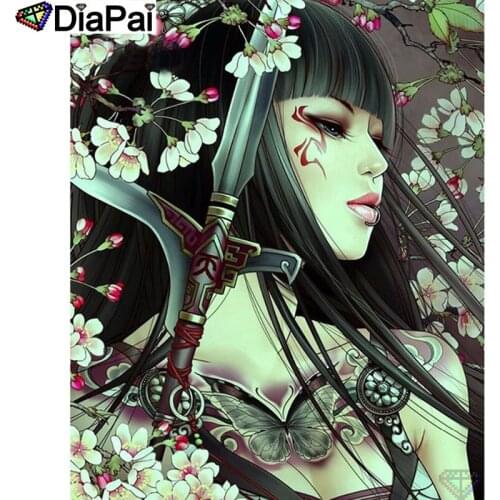 DIAPAI 5D DIY Diamond Painting 100% Full Square/Round Drill "Flower beauty" Diamond Embroidery Cross Stitch 3D Decor A22886