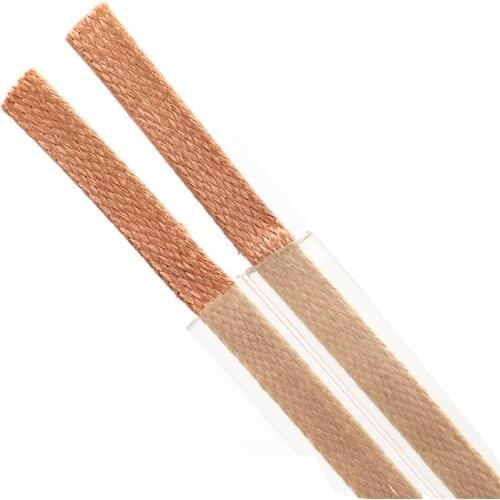 Hifi French real cable audio speaker cable fl400 series flat line 99.99% oxygen-free copper speaker cable bulk wire