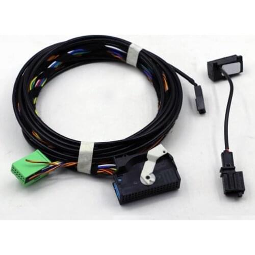 Bluetooth Wiring Harness cable RNS510/RCD510 For Tiguan For GOLF For Passat CC With Microphone 8X0 035 447 A. 8X0035447A