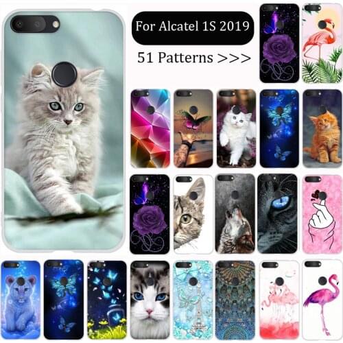 Funda For Alcatel 1S 2019 Case Cover Capa Coque For Alcatel 1S 5024d Case TPU Soft Back Cover for Alcatel 1S 2019 Silicone Case