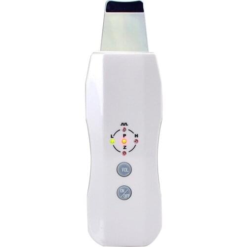 For Rechargeable HOT Sale Portable Skin Scrubber Ion Ultrasonic Massager Ultrasound skin 110V-220V Peeling Cleaner Any country