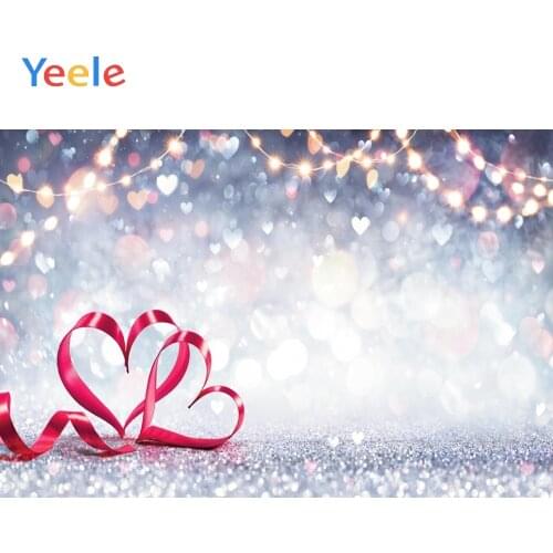 Yeele Valentines Day Wedding Polka Dots Ribbons Photography Backdrops Personalized Photographic Backgrounds For Photo Studio