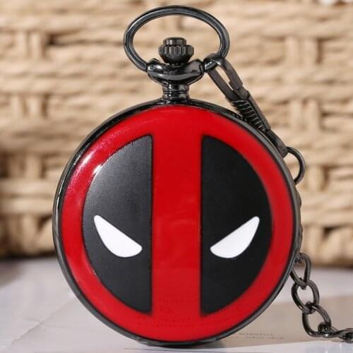 Retro Steampunk Cosplay Anime Cartoon Themed Pocket Watch Necklace Pendant Chain Mens Analog Pocket Watch Gifts for Boys Kids
