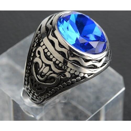 New Arrival White Gold Color AAA+ Cubic Zirconia Promise Bands Stainless Steel Rings for Man Woman Party Jewelry