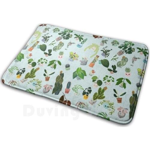 Plant Addict Confetti Carpet Mat Rug Cushion Soft Houseplants Kuwaii Cute Plants Plant Lady Plant Mom Plant