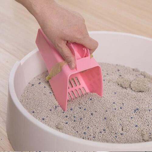 Cat litter scoop Integrated litter shovel Plastic toilet pala spatula for cat toilet fresh step Goods for cats sandpit shovel