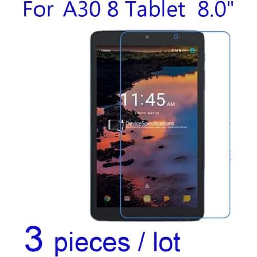 3pcs/lot Soft Tablet Screen Protectors Guard for Alcatel Pad A30 8 Tablet 8.0" Clear/Matte/Nano Explosion-Proof Protective Films