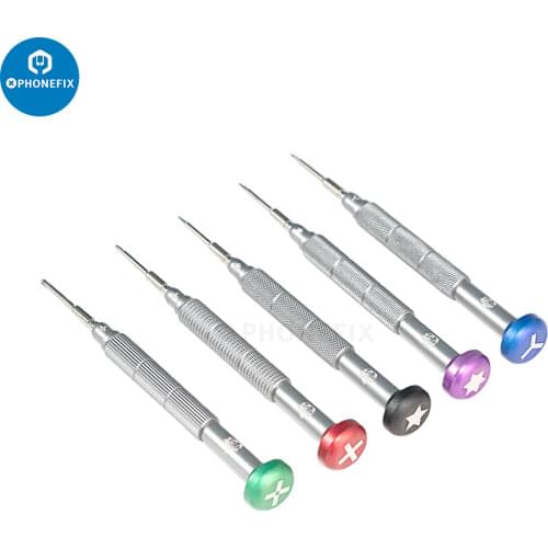 2UUL Precise Screwdiver Set Silver Screw Head Bolt Driver For iPhone Mobile Phone Repair Tool Set Disassembling Maintenance Tool