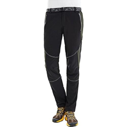 65% Dropshipping!!Men Pants Color Block Quick Dry Soft Zipper Pocket Mid Rise Trousers for Sports