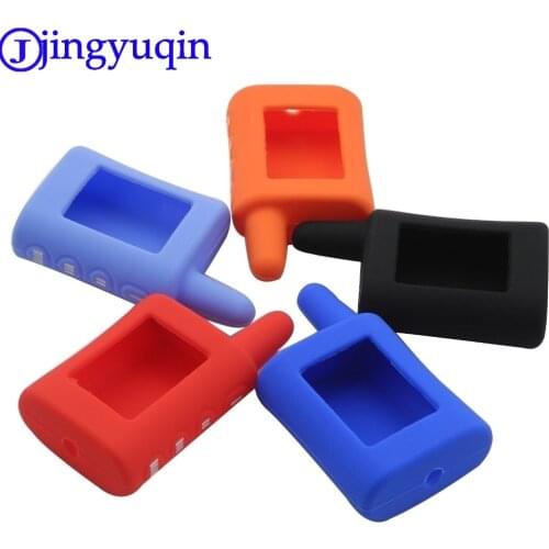 Jingyuqin 4 Buttons Remote for Scher-Khan Magicar A/B Silicone Key Case Two Way Car Alarm 2-way Car Alarm Controller Keychain