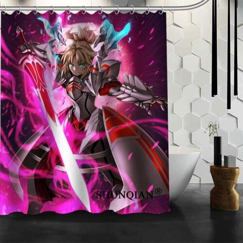 Best Nice Custom Schwarzes marken Shower Curtain Bath Curtain Waterproof Fabric Bathroom Curtain MORE SIZE A6.1-128