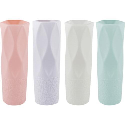 INS Modern Plastic Vase Wet Dry Flower Pot For Home Decoration Perfect Home Decoration Easy To Clean And Maintain