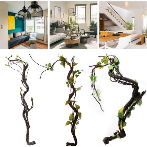 Dry Artificial Foliage Plant Tree Branch Plastic Simulation Fake Twig Stem Decor Artificial Tree Plastic Dry Wedding Branch