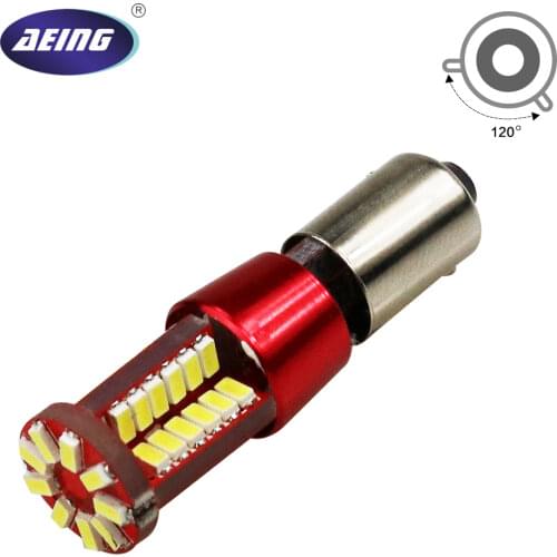 AEING 1pc 12V Super Bright BAY9s H21W 433D 3014 57SMD Led Wedge/indicator/Reading/License Plate Light