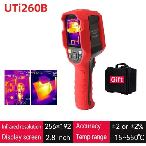 UNI-T Infrared Thermal Imager Real Time PCB Circuit Industrial Detection Floor Heating Pipe Test Thermal Imaging Camera Uti260b