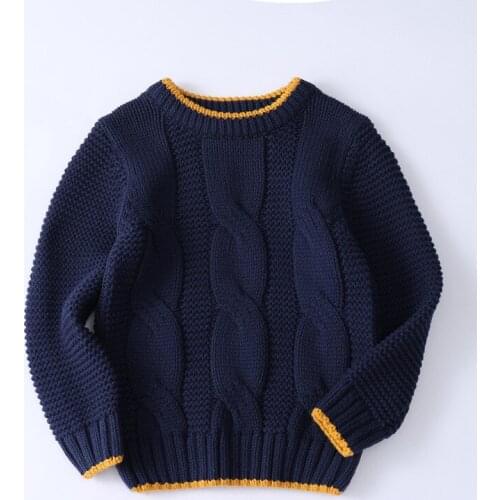 2021 Scoop Knitting Spring Autumn Winter Sweater Baby Boys Kids Childrens Warm Plus Velvet Thicken Top High Quality