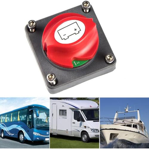 600A Car Battery Master Isolator Disconnect Power Cut Off Kill Switch Universal for Car/Vehicle/RV/Boat/Marine 12/24V/48V DC