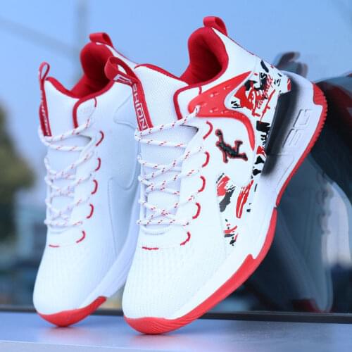 New Men Basketball Shoes Male High Top Breathable Sneakers Men Outdoor Non-Slip Athletic Fashion Gym Sport Shoes Zapatillas