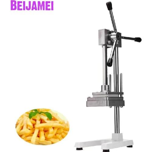 BEIJAMEI Vertical manual potato cutting machine dried turnip cucumber cutting price commercial cut potato strip machine
