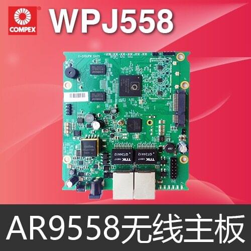 Compex QCA9558 WPJ558 Wireless AP Bridge Motherboard supports CompexWRT OpenWRT 3 * 3 11AC mini PCIE 2.4G / 5G network card