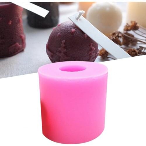 Soap Mold Safe Lightweight Small Candle Mold Spherical Elk Shape Soap Silicone Mould for Home