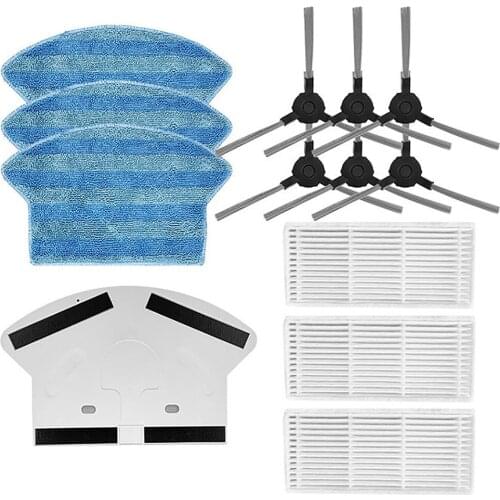 Side Brushes Filter Mop Cloth Pad Water Tank Replacement Cleaning Brush for Midea i2 Vcr03 Vacuum Cleaner Accessories