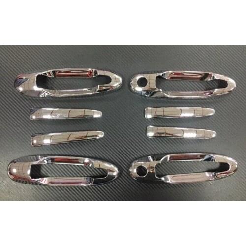 Door handle covers for Toyota Land Cruiser Matt Silver Chrome Car accessories