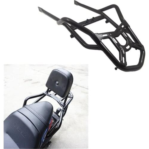 Black Passenger Backrest for For Benelli 502c 502 C Luggage Rack Models