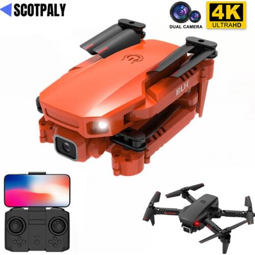 Professional Mini E2 Drone 4k HD Dual Camera WiFi FPV Drone Height Keeping Optical Flow Foldable RC Quadcopter Toys