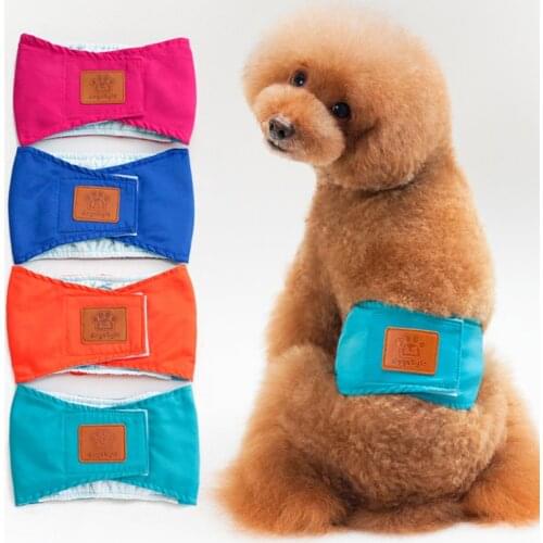 Breathable Dog Diapers Solid Color Casual Nappy Wrap Pet Dog Panties Safety Puppy Shorts Lovely Dog Physical Pant Dog Underwear