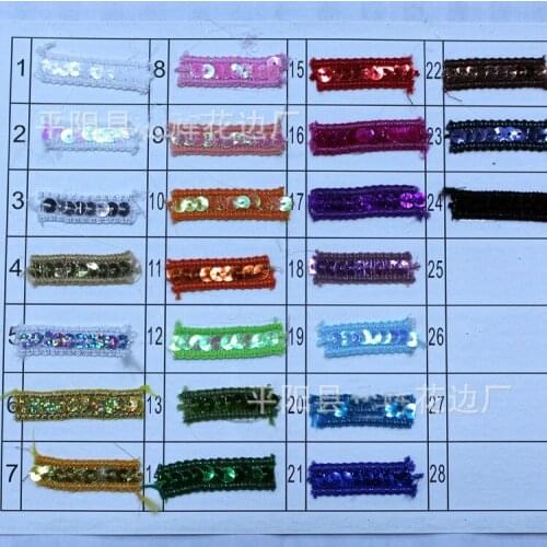 200Metres 12mm DIY Spangle Fabric Shiny Gold Silver Sequin Ribbon For Latin Dance Dress Decoration Sewing Lace Trim