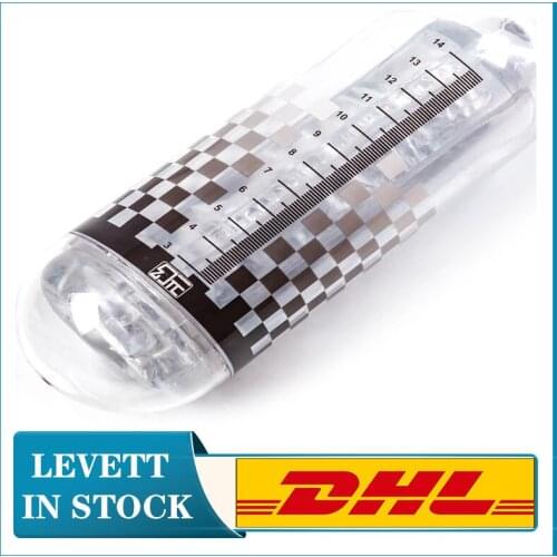 LEVETT Sex Toys For Men Vacuum Sucking Masturbation Cup Measurement Soft Pussy Transparent Vagina Products Pocket Adult Sexshop