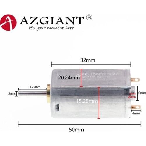 Micro DC Motor 3V 6V High Speed for Mabuchi Toothbrush Motor Hair Clipper Nail Drill Nail Milling Cutter Trimmer