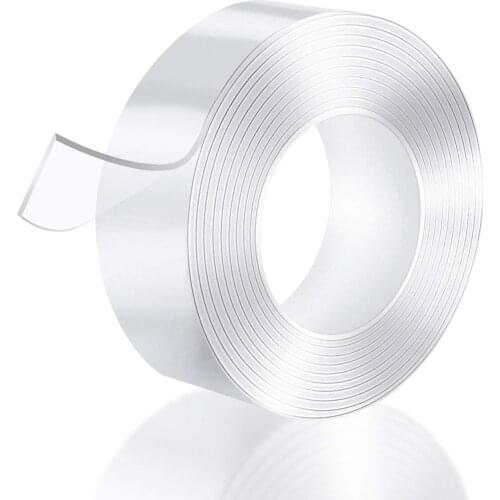 Nano tape double-sided tape transparent non-marking reusable waterproof tape glue can be cleaned household gekkotape
