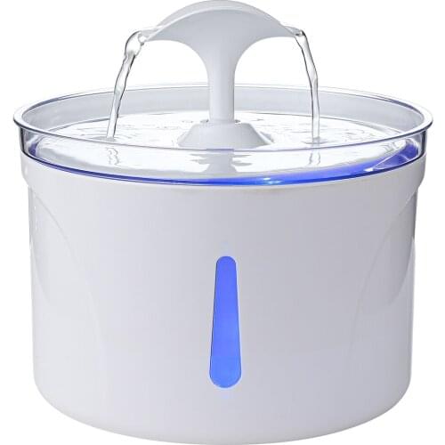 Cat Drinking Fountain Pet Automatic Drinking Fountain LED Light Water Shortage And Power Failure Pet Dog Drinking Fountain