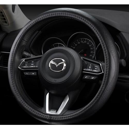 Suitable for Mazda 3/6 Axela Atez CX-4 CX-5 CX-8 CX-30 leather steering wheel cover