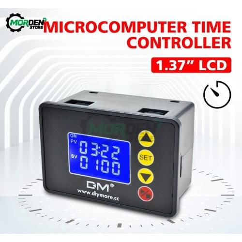 Timer Relay DC 12V 24V 20A Programmable Time Cycle Delay Relay Switch Module AC 110V 220V 10A ON-OFF Time Control 0-9999 Seconds